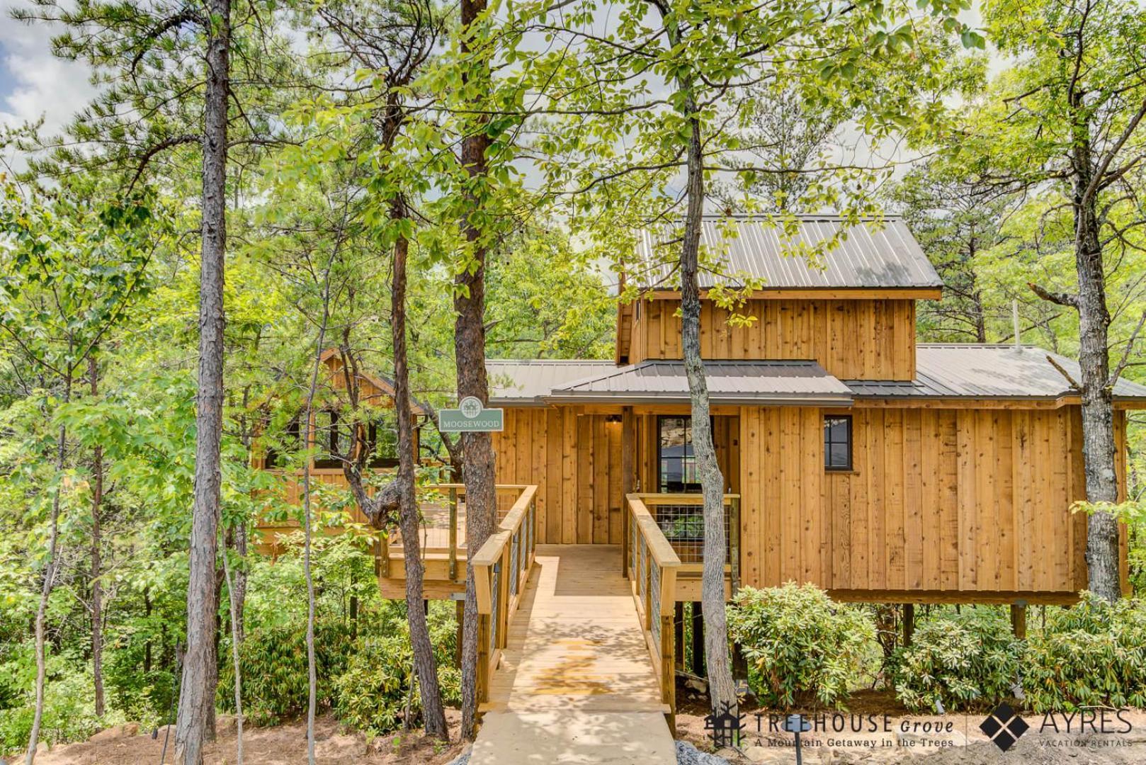 The Moosewood In Treehouse Grove At Norton Creek Villa Gatlinburg Dış mekan fotoğraf
